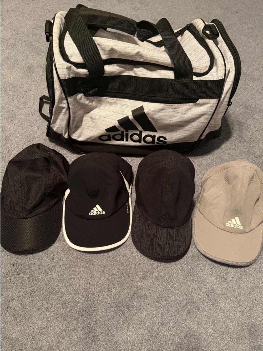 Adidas Gym Bag Women’s Workout Hats Bundle